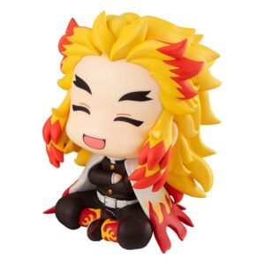 Figura Look Up de Kyojuro Rengoku (Versión Sonriente) en Guardianes de la Noche: Kimetsu no Yaiba por Megahouse - Imagen 3