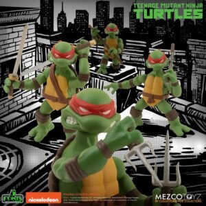 Figuras articuladas Deluxe Set de las Tortugas Ninja en Las Tortugas Ninja por Mezco Toys - Imagen 8