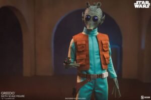 Figura articulada de Greedo en Star Wars: Scum & Villainy por Sideshow Collectibles - Imagen 5
