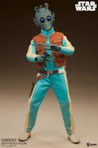 Figura articulada de Greedo en Star Wars: Scum & Villainy por Sideshow Collectibles - Imagen 6
