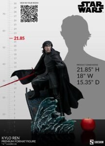 Estatua Premium Format de Kylo Ren en Star Wars Episodio IX por Sideshow Collectibles - Imagen 6
