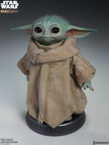 Figura tamaño real de Grogu en The Mandalorian por Sideshow Collectibles - Imagen 2