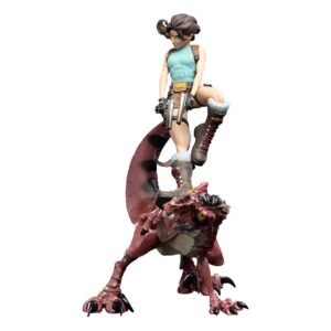 Figura Mini Epics Lara Croft & Raptor de Tomb Raider por Weta Collectibles - Imagen 5