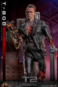 Figura Movie Masterpiece de T-800 Battle Damaged Version 2.0 en Terminator 2 por Hot Toys - Imagen 11