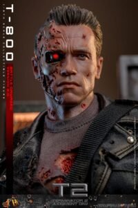 Figura Movie Masterpiece de T-800 Battle Damaged Version 2.0 en Terminator 2 por Hot Toys - Imagen 12