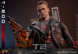 Figura Movie Masterpiece de T-800 Battle Damaged Version 2.0 en Terminator 2 por Hot Toys - Imagen 20