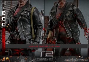 Figura Movie Masterpiece de T-800 Battle Damaged Version 2.0 en Terminator 2 por Hot Toys - Imagen 23