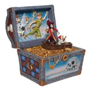 Figura del Cofre del Tesoro con Peter Pan, Garfio y compañía por Enesco - Imagen 2