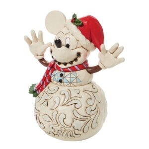 Figura de Mickey Muñeco de Nieve Navideño por Enesco - Imagen 2