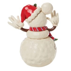 Figura de Mickey Muñeco de Nieve Navideño por Enesco - Imagen 4