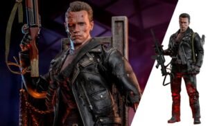 Figura Movie Masterpiece de T-800 Battle Damaged Version 2.0 en Terminator 2 por Hot Toys - Imagen 2