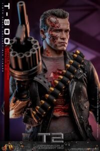 Figura Movie Masterpiece de T-800 Battle Damaged Version 2.0 en Terminator 2 por Hot Toys - Imagen 4