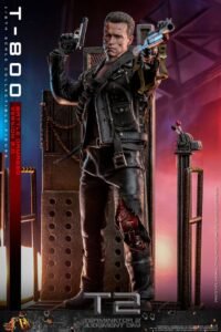 Figura Movie Masterpiece de T-800 Battle Damaged Version 2.0 en Terminator 2 por Hot Toys - Imagen 5