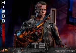 Figura Movie Masterpiece de T-800 Battle Damaged Version 2.0 en Terminator 2 por Hot Toys - Imagen 6