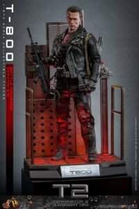 Figura Movie Masterpiece de T-800 Battle Damaged Version 2.0 en Terminator 2 por Hot Toys - Imagen 8