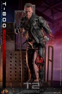 Figura Movie Masterpiece de T-800 Battle Damaged Version 2.0 en Terminator 2 por Hot Toys - Imagen 9