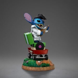 Figura Art Scale de Stitch King of Rock en Lilo & Stitch por Iron Studios - Imagen 4