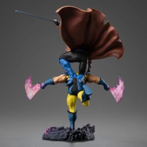Figura Deluxe Art Scale de Gambito y Lobezno en X-Men '97 por Iron Studios - Imagen 4