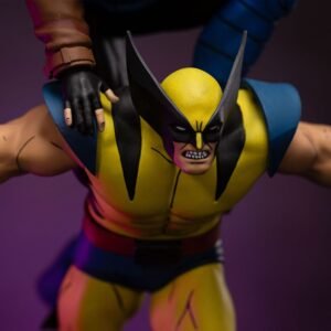 Figura Deluxe Art Scale de Gambito y Lobezno en X-Men '97 por Iron Studios - Imagen 7