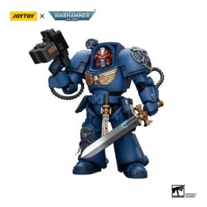Figura de Ultramarines Terminator Squad Sergeant with Power Sword and Teleport Homer en Warhammer 40k por Joy Toy - Imagen 3
