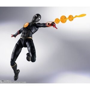 Figura S.H. Figuarts de Spider-Man (Black & Gold Suit) en Spider-Man: No Way Home por Bandai Tamashii Nations - Imagen 3