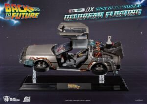 Figura Egg Attack Floating de DeLorean Versión Deluxe Heo EU Exclusiva en Regreso al Futuro II por Beast Kingdom Toys - Imagen 4