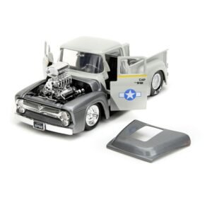 Vehículo 1/24 1956 Ford Pickup Guile en Street Fighter por Jada Toys - Imagen 7