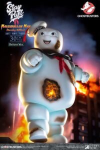 Estatua Soft Vinyl Stay Puft Marshmallow Man Burning Edition Deluxe Version en Cazafantasmas por Star Ace - Imagen 2