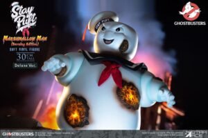 Estatua Soft Vinyl Stay Puft Marshmallow Man Burning Edition Deluxe Version en Cazafantasmas por Star Ace - Imagen 5