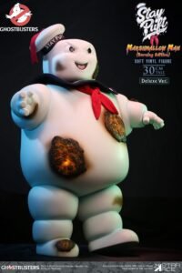 Estatua Soft Vinyl Stay Puft Marshmallow Man Burning Edition Deluxe Version en Cazafantasmas por Star Ace - Imagen 6