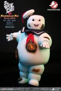 Estatua Soft Vinyl Stay Puft Marshmallow Man Burning Edition Deluxe Version en Cazafantasmas por Star Ace - Imagen 7