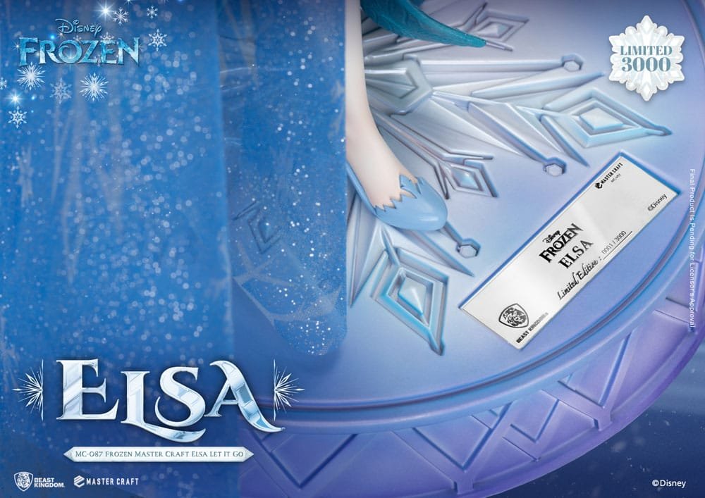 Estatua Master Craft de Elsa Let It Go en Frozen: El Reino del Hielo por Beast Kingdom Toys - Imagen 2