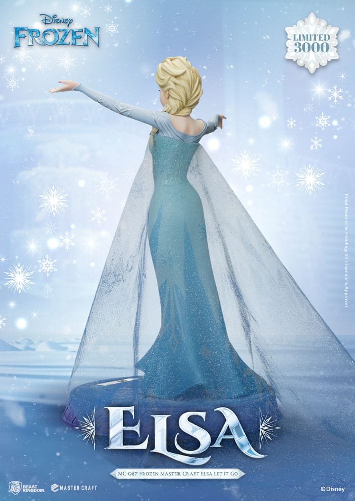 Estatua Master Craft de Elsa Let It Go en Frozen: El Reino del Hielo por Beast Kingdom Toys - Imagen 5