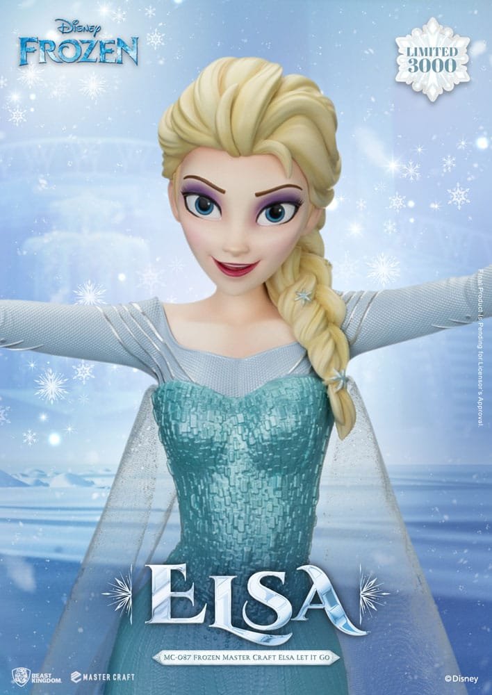 Estatua Master Craft de Elsa Let It Go en Frozen: El Reino del Hielo por Beast Kingdom Toys - Imagen 7