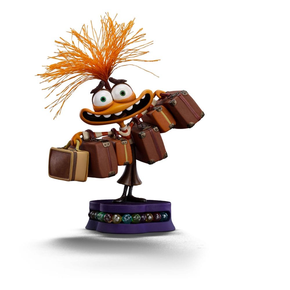 Estatua Art Scale Ansiedad de Inside Out 2 por Iron Studios