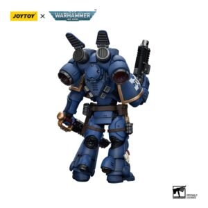 Figura Articulada Joy Toy Ultramarines Jump Pack Intercessors 2 Warhammer 40k - Imagen 2