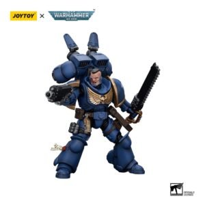 Figura Articulada Joy Toy Ultramarines Jump Pack Intercessors 2 Warhammer 40k - Imagen 4