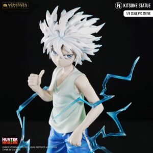 Figura Akihabara Legend de Kirua God Speed Mode en Hunter × Hunter por Kitsune Statue - Imagen 8