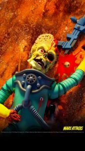 Figura Ultimates de Martian Smashing the Enemy en Mars Attacks por Super7 - Imagen 3