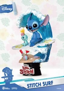 Diorama D-Stage de Stitch Surf en Lilo & Stitch por Beast Kingdom Toys - Imagen 2