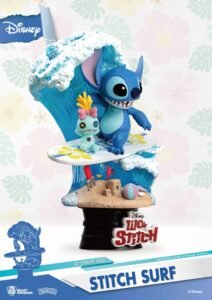 Diorama D-Stage de Stitch Surf en Lilo & Stitch por Beast Kingdom Toys - Imagen 4