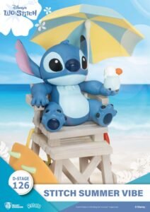 Diorama D-Stage de Stitch Summer Vibe en Lilo & Stitch por Beast Kingdom Toys - Imagen 5