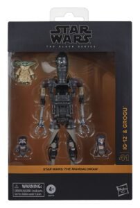 Pack de 2 figuras de IG-12 y Grogu en Star Wars: The Mandalorian Black Series por Hasbro - Imagen 3