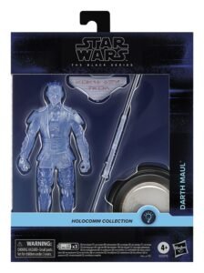 Figura Holocomm Collection de Darth Maul en Star Wars Black Series por Hasbro - Imagen 3