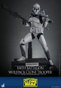 Figura de 104th Battalion Wolfpack Clone Trooper 1/6 en Star Wars: The Clone Wars por Hot Toys - Imagen 5