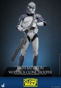 Figura de 104th Battalion Wolfpack Clone Trooper 1/6 en Star Wars: The Clone Wars por Hot Toys - Imagen 6