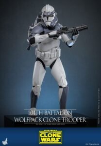Figura de 104th Battalion Wolfpack Clone Trooper 1/6 en Star Wars: The Clone Wars por Hot Toys - Imagen 7
