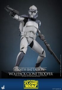 Figura de 104th Battalion Wolfpack Clone Trooper 1/6 en Star Wars: The Clone Wars por Hot Toys - Imagen 8