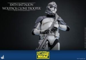 Figura de 104th Battalion Wolfpack Clone Trooper 1/6 en Star Wars: The Clone Wars por Hot Toys - Imagen 9