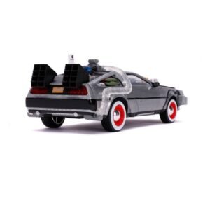 Réplica Diecast 1/24 del DeLorean Time Machine con ruedas Hollywood en Regreso al Futuro III por Jada Toys - Imagen 5